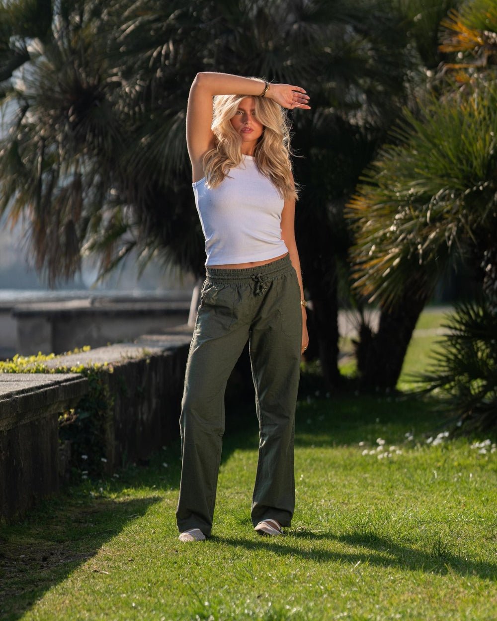 Hørbukser Lavtaljede Army | Skagen - clothing.dk